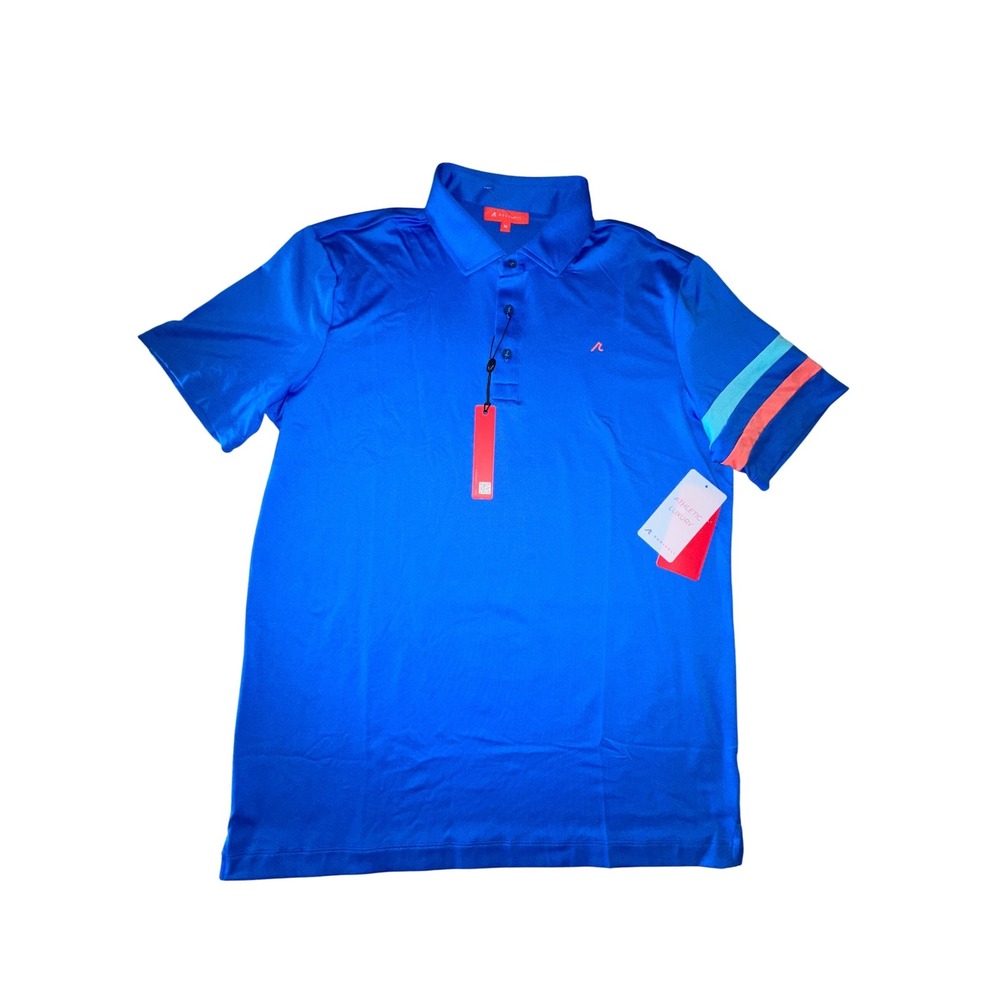 Redvanly Heyward Polo Shirt‎ Mens Med Marine Blue Golf Performance NWT